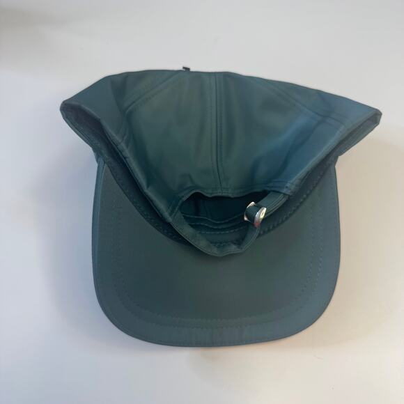 NWT ALO Satin Off-Duty Cap Hat Winter Ivy Green Limited Edition One Size - Picture 6 of 8
